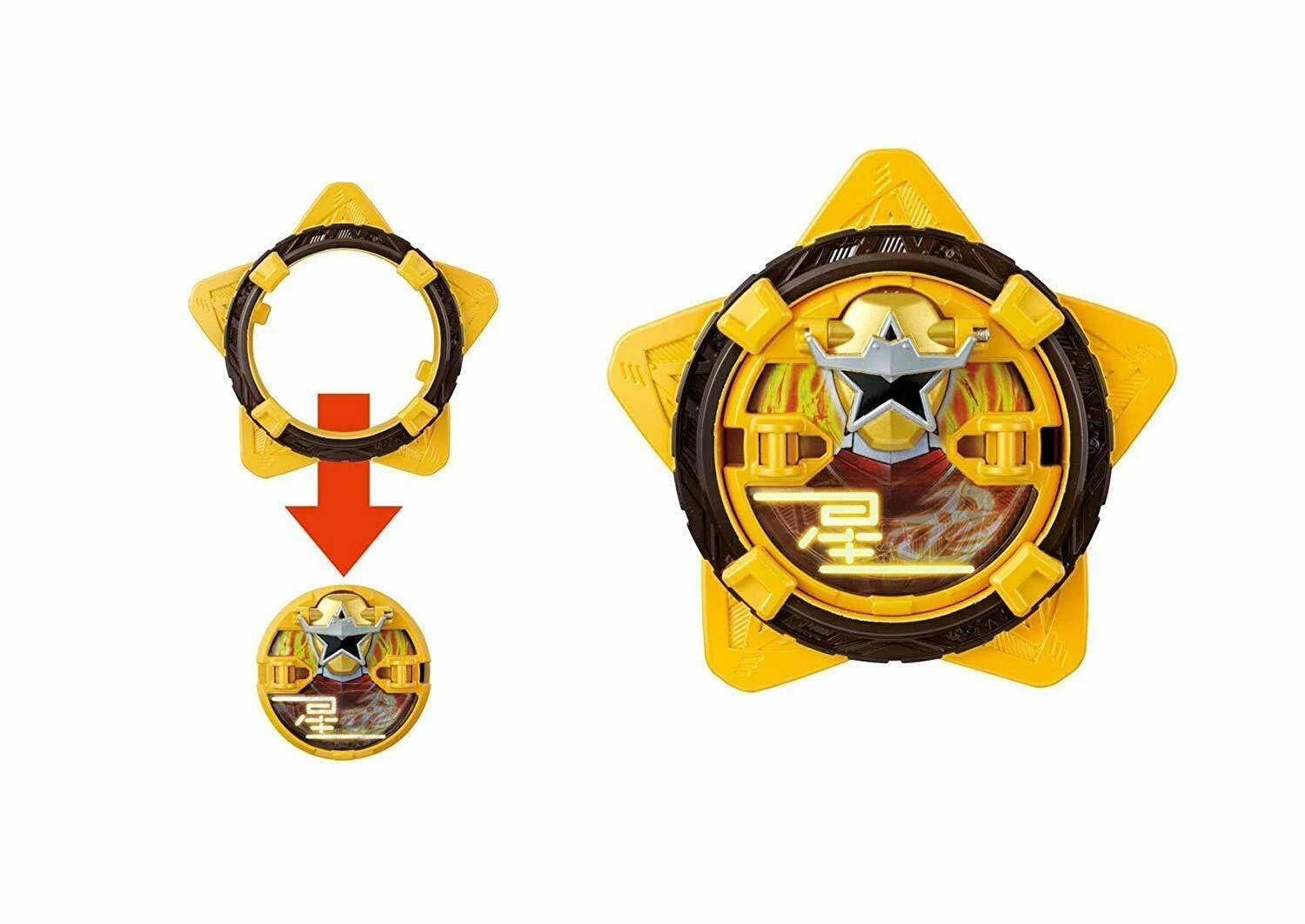 Bandai Shuriken Sentai Ninninger Henshin Device Ninja Star Burger