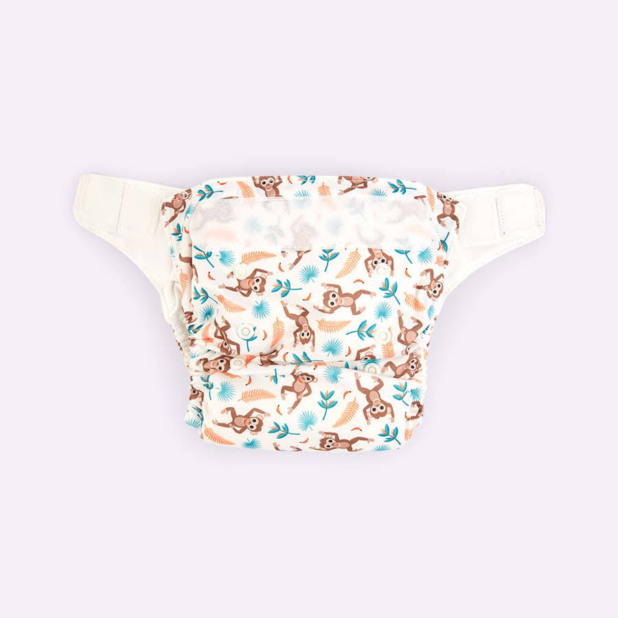 Bambino Mio Miosolo All-in-One Cloth Diaper Spider Monkey