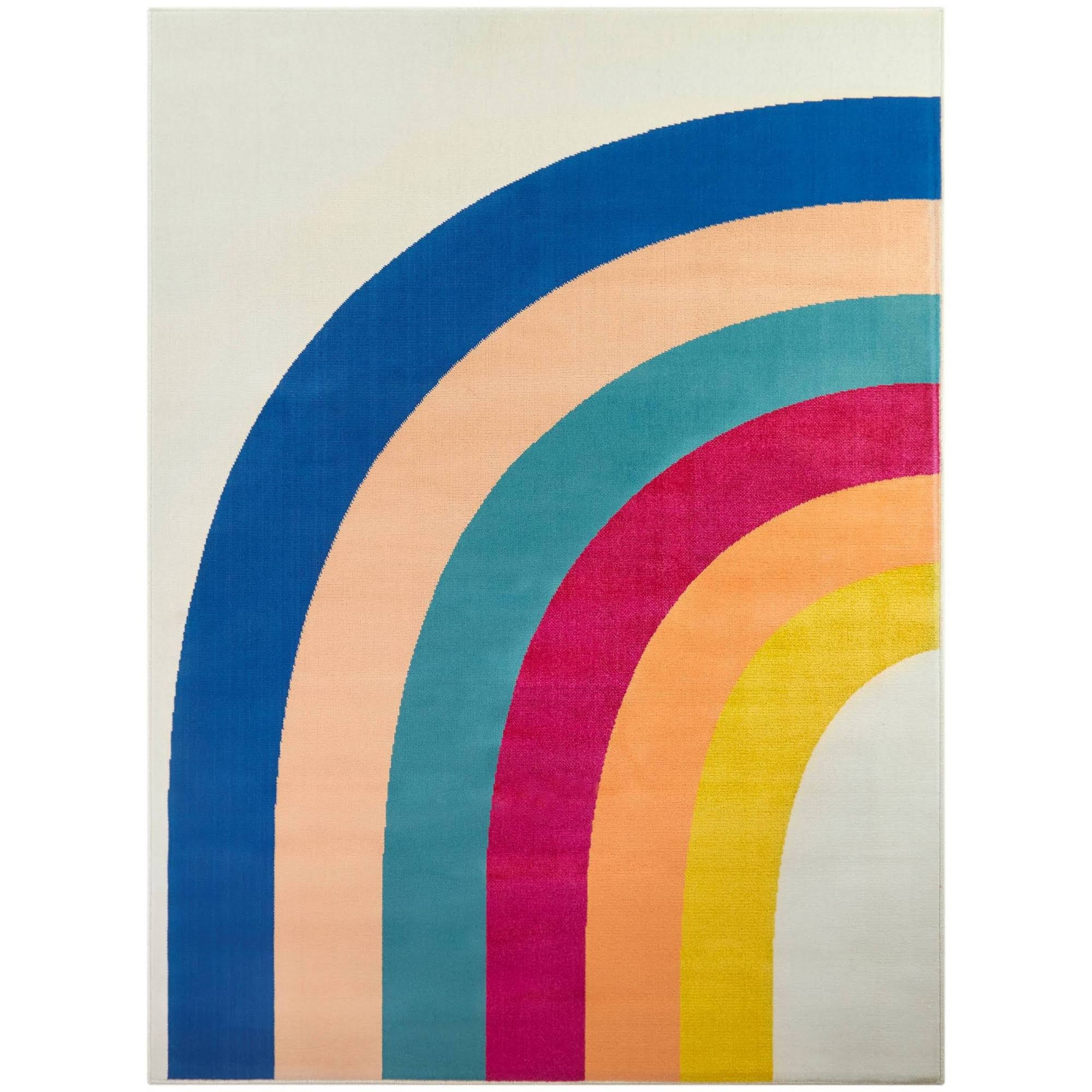 BALTA Penelope Multicolor 5 ft. x 7 ft. Rainbow Print Area Rug