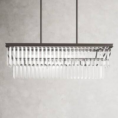 Sathvik 4 - Light Unique/Statement Tiered Chandelier Finish: Antique Bronze