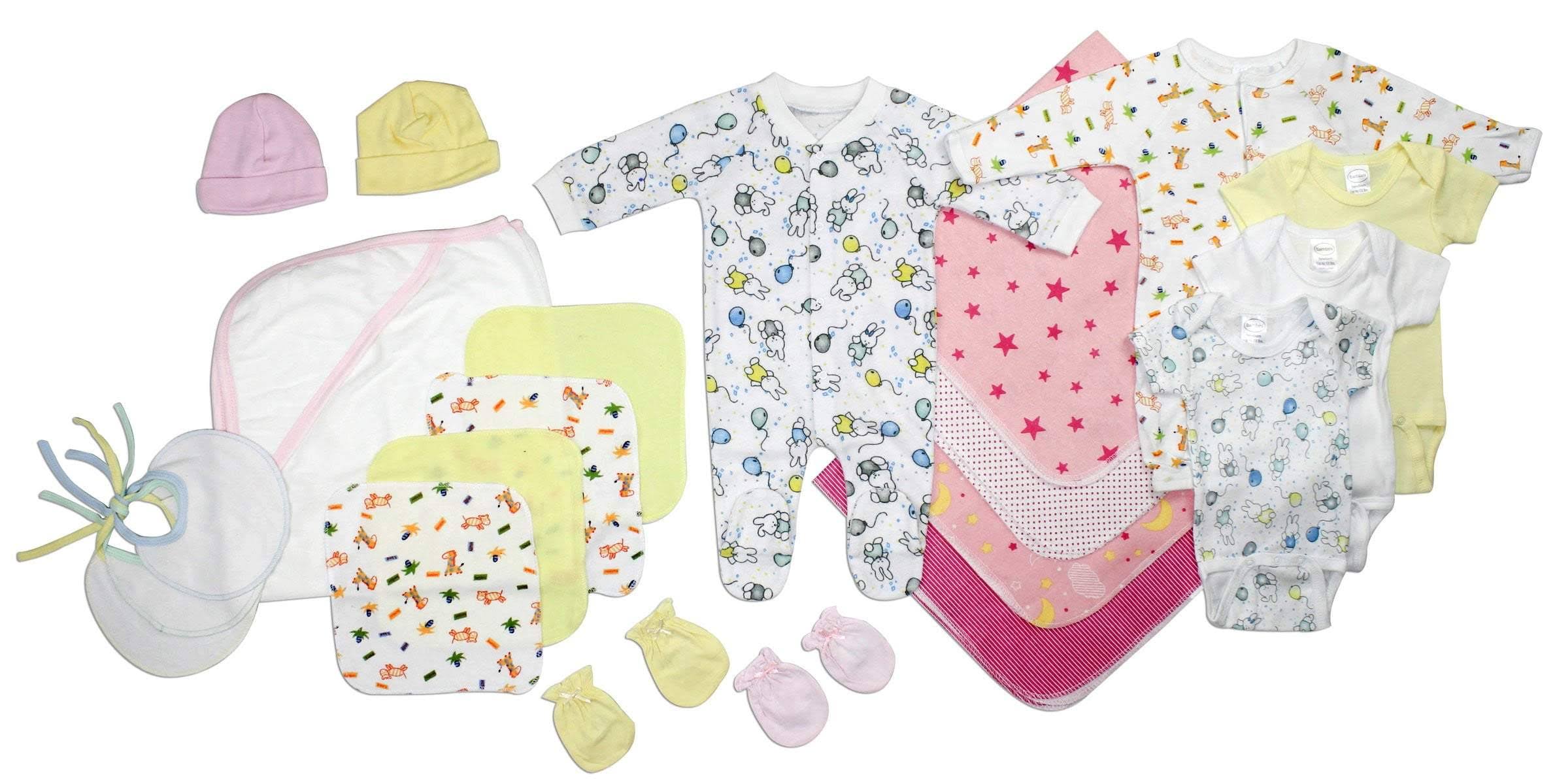 Bambini Newborn Baby Girls 21 PC Layette Baby Shower Gift Set