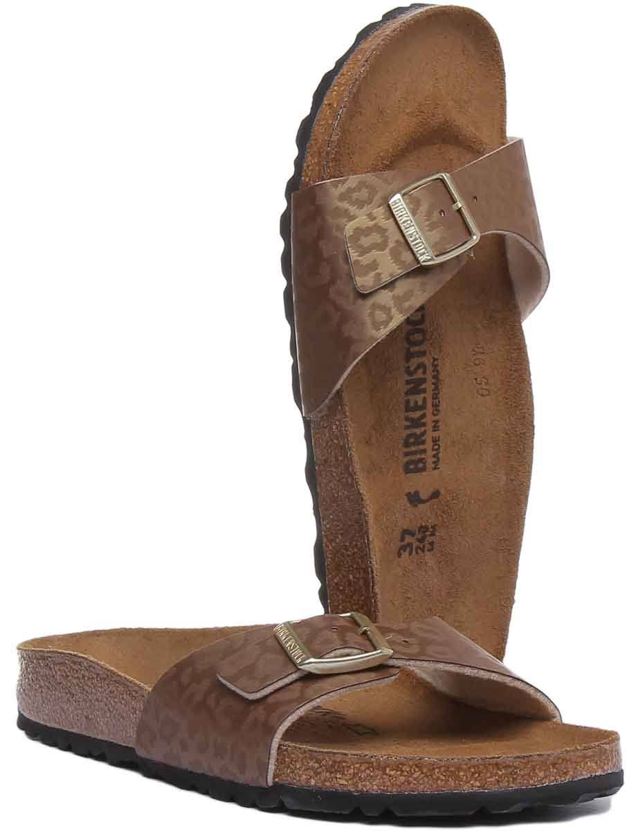 Birkenstock Madrid Leopard Gold 38 EU / Narrow