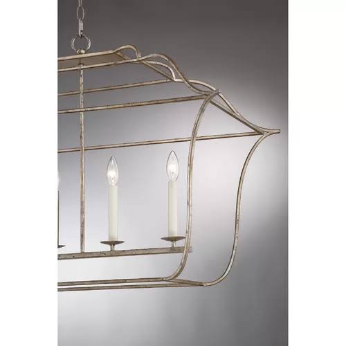 Chloe 6-Light Geometric Chandelier Finish: Royal Ebony