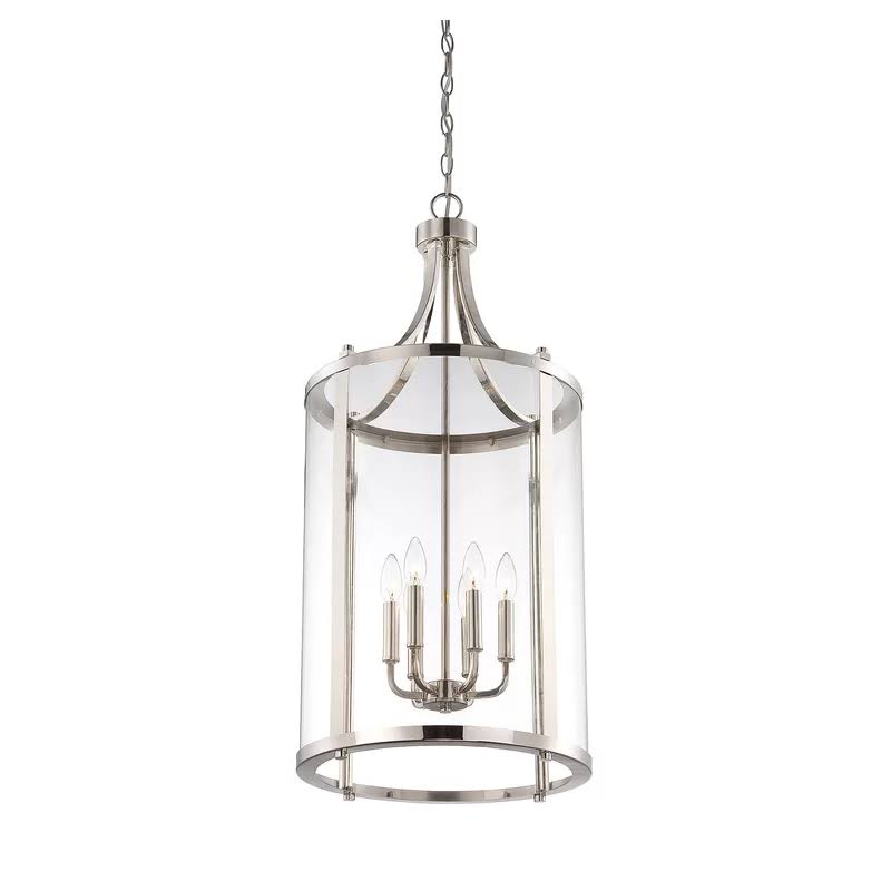 Wayland 6-Light Lantern Pendant Finish: Satin Nickel