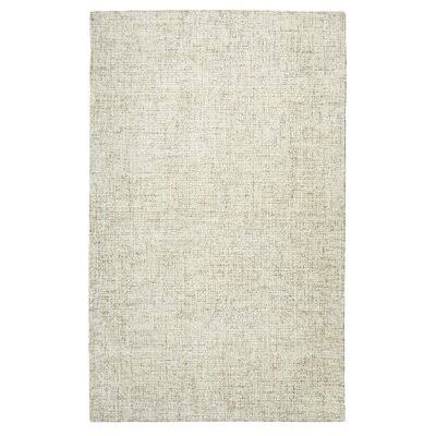 Kerley Hand-Tufted Wool Beige Area Rug Rug Size: Rectangle 9& x 12&