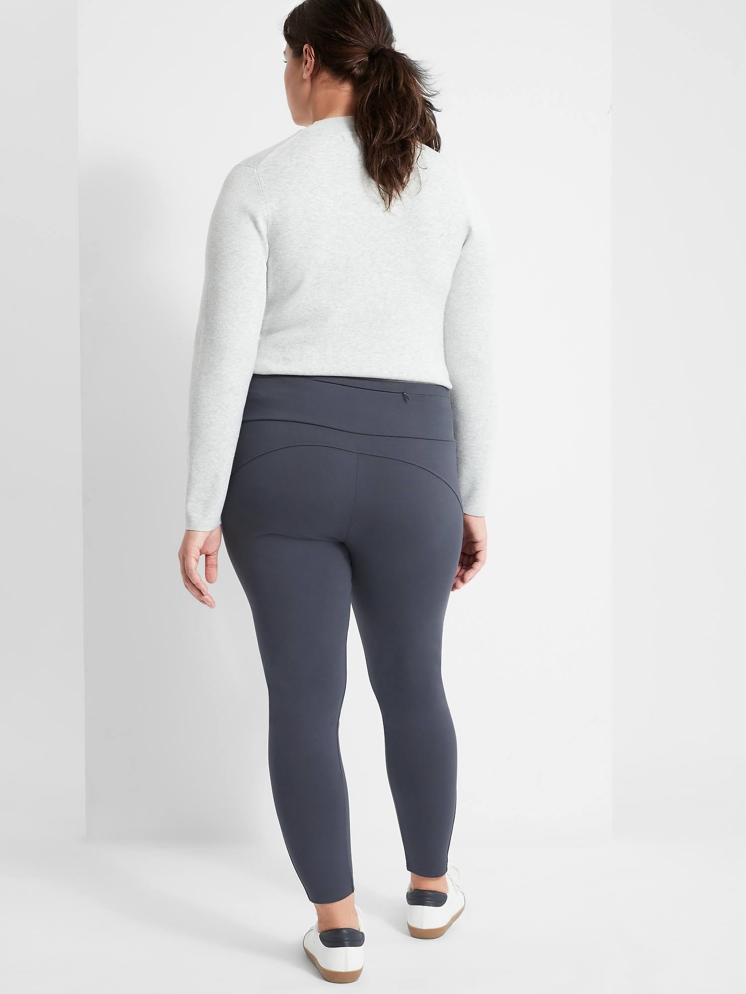 Banana Republic Women's High-Rise Ponte 7/8 Legging Charcoal Gray Size XL