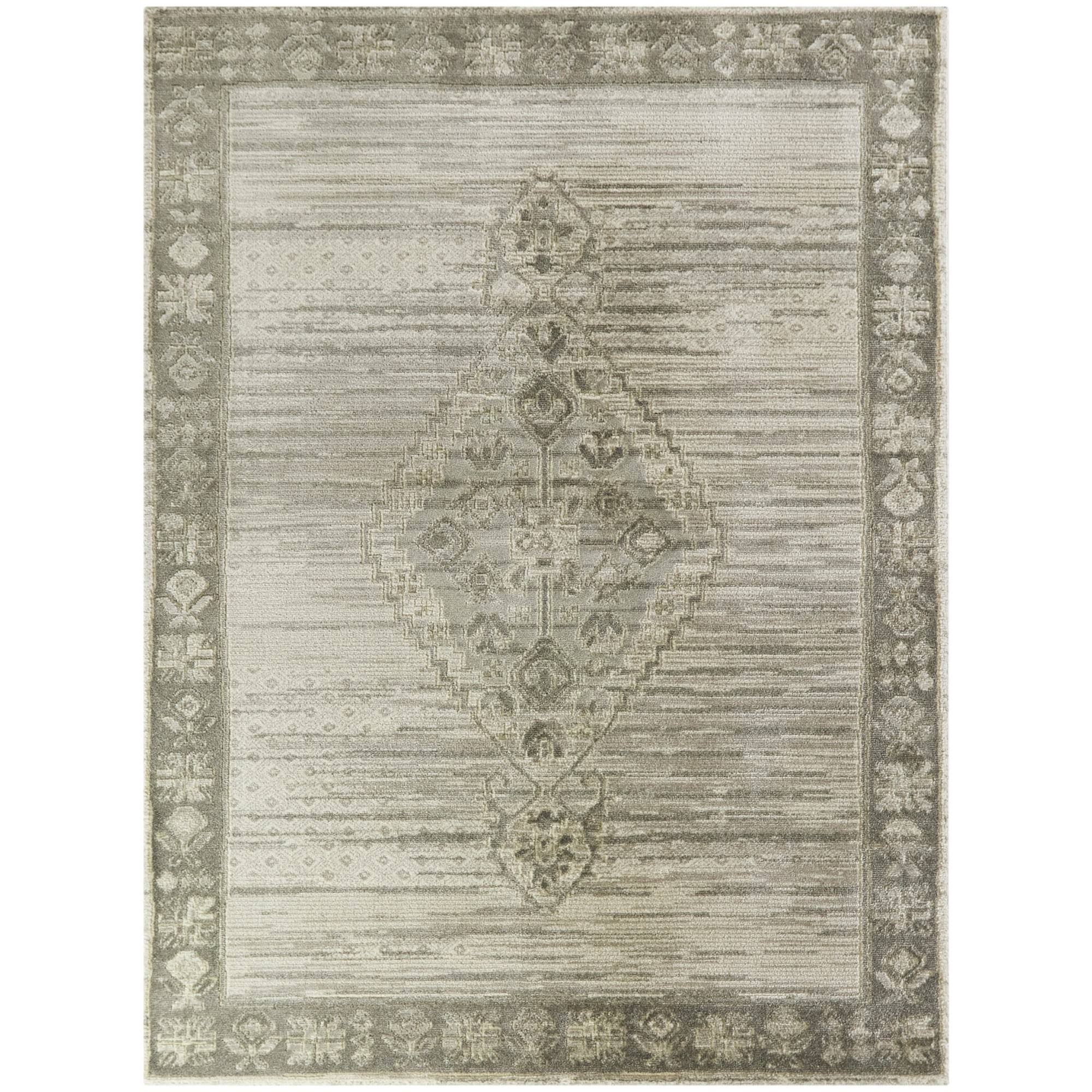 BALTA Strauss Sage 5 ft. x 7 ft. Vintage Oriental Area Rug, Green