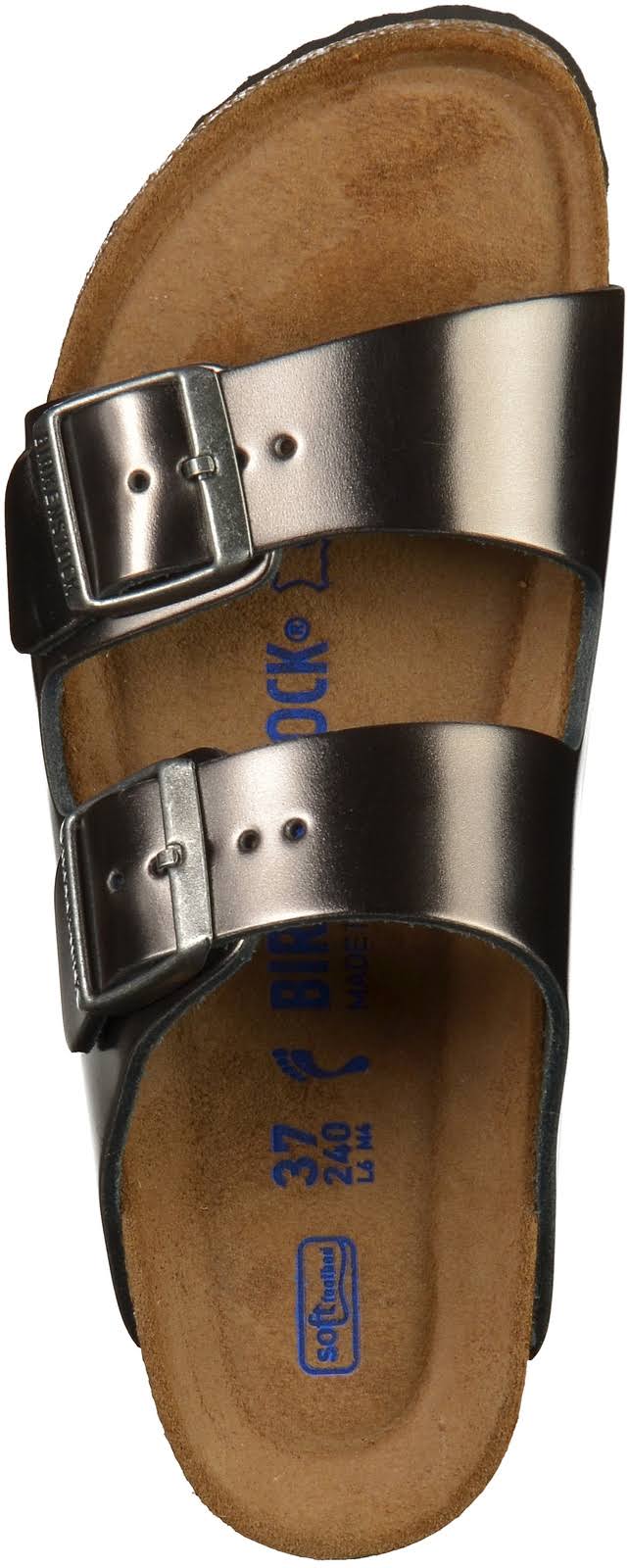 Birkenstock Arizona Women Mules Metallic Anthracite