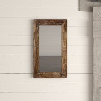 Osblek Rustic Rectangular Accent Mirror Birch LANE?