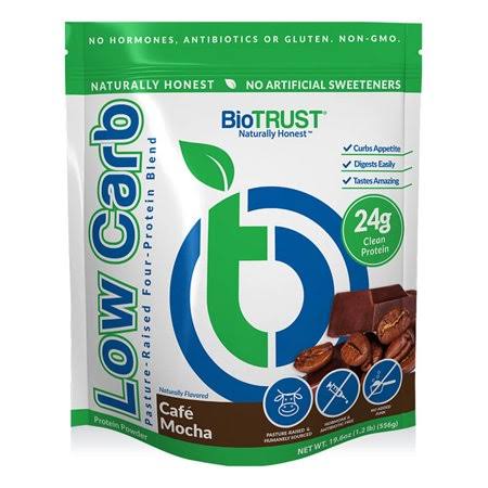 BioTRUST Low Carb - Premium Low Carb Protein Powder Blend - Caf Mocha