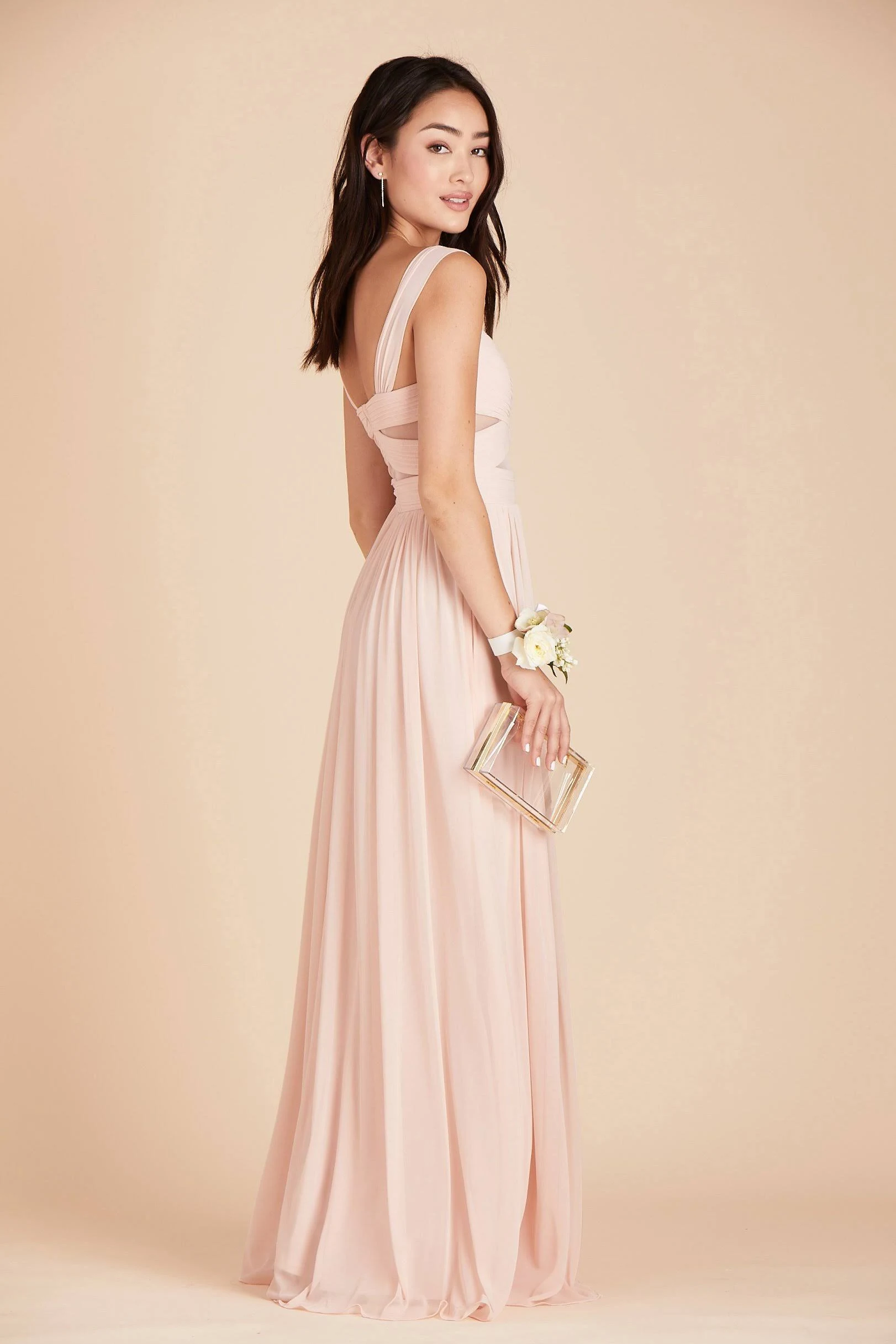 Birdy Grey Elsye Bridesmaid Dress in Pale Blush L / Pale Blush