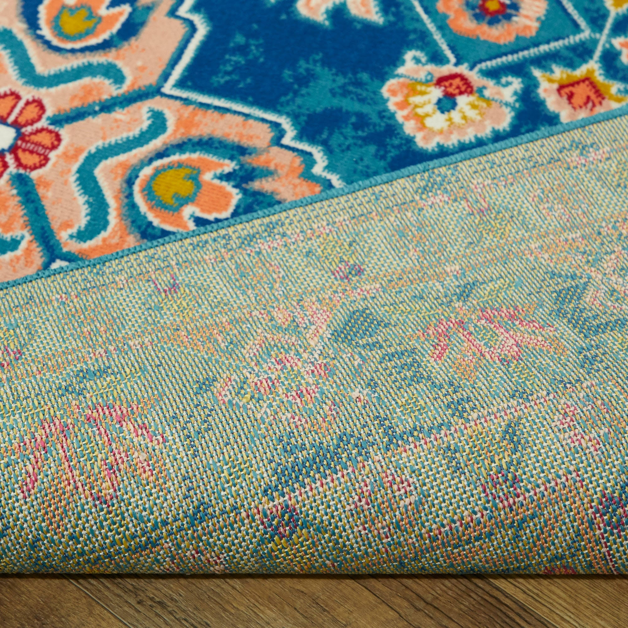 BALTA Constantin Oriental Medallion Blue 5 ft. x 7 ft. Area Rug