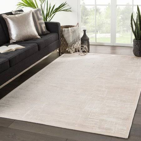 Ivy Bronx Frannie Abstract Beige Area Rug