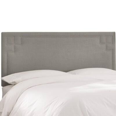 Mcardle Upholstered Panel Headboard Birch Lane Size: California King, Upholstery Color: Gray
