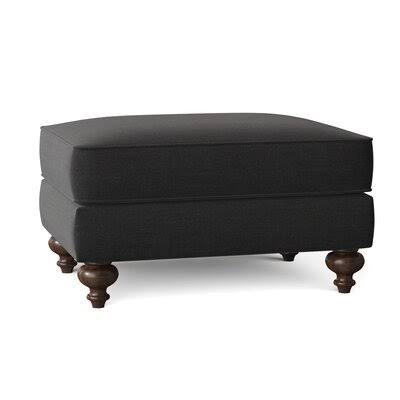 Birch Lane Durham 37x22 Rectangle Standard Ottoman Body Fabric: Sunbrella Spectrum Carbon