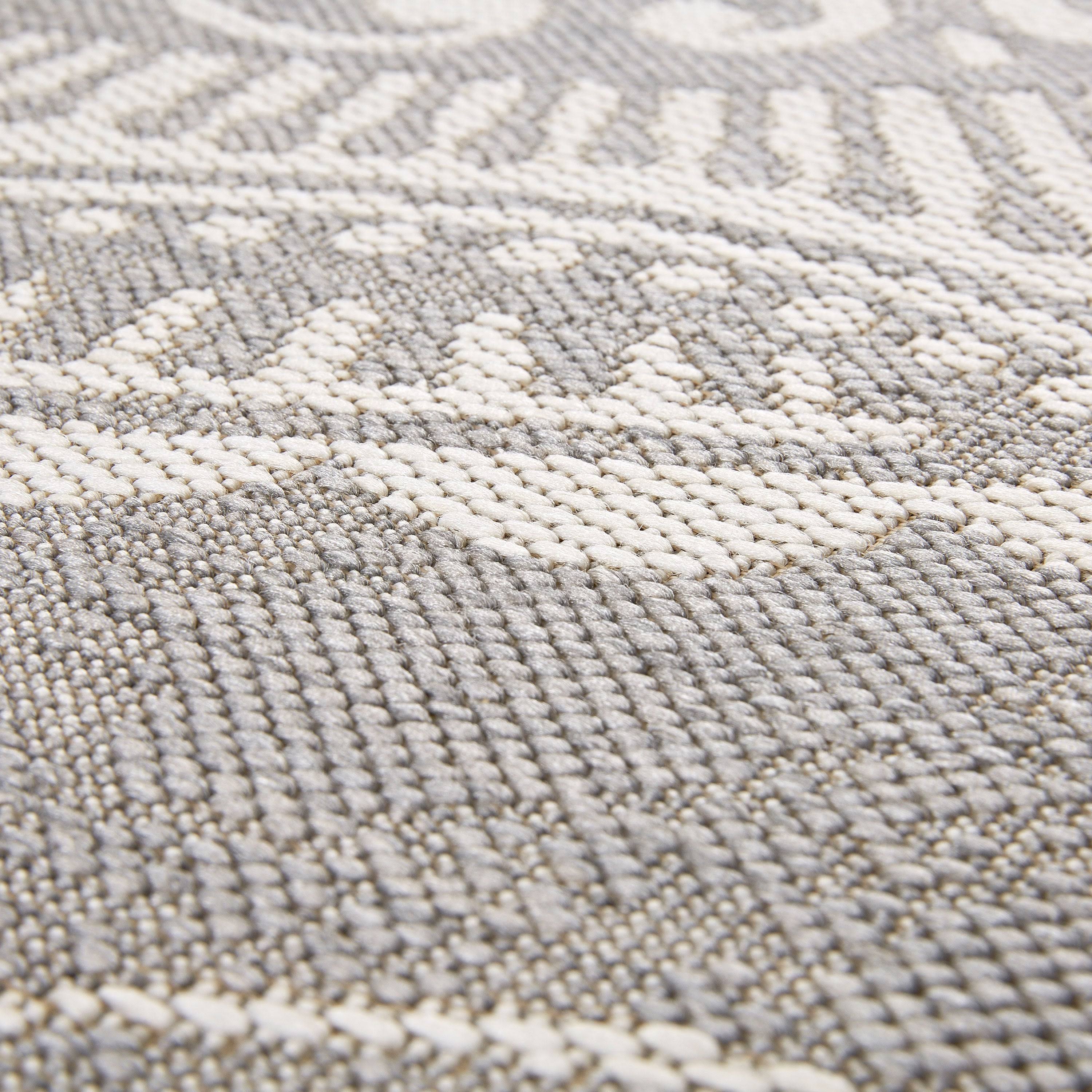 Balta Benson Light Gray Indoor/Outdoor Area Rug; 7&10&& x 10&