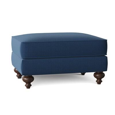 Birch Lane Durham 37x22 Rectangle Standard Ottoman Body Fabric: Classic Indigo