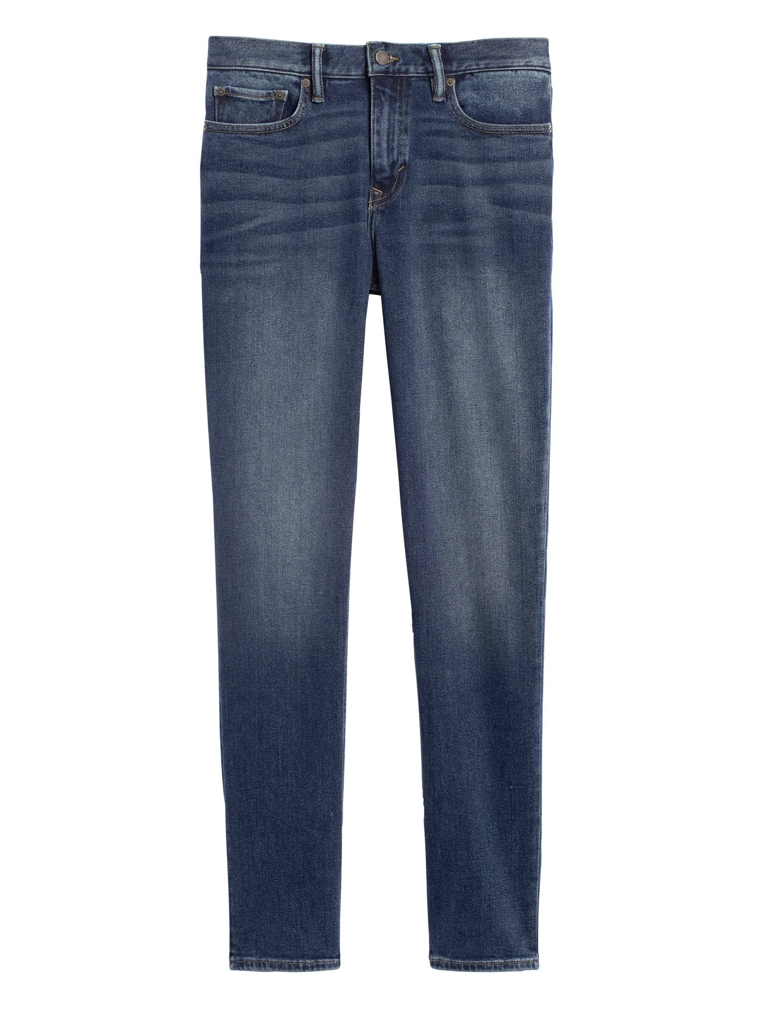 Banana Republic Men's Slim Legacy Jean Medium Wash Big and Tall Size 34W 36L