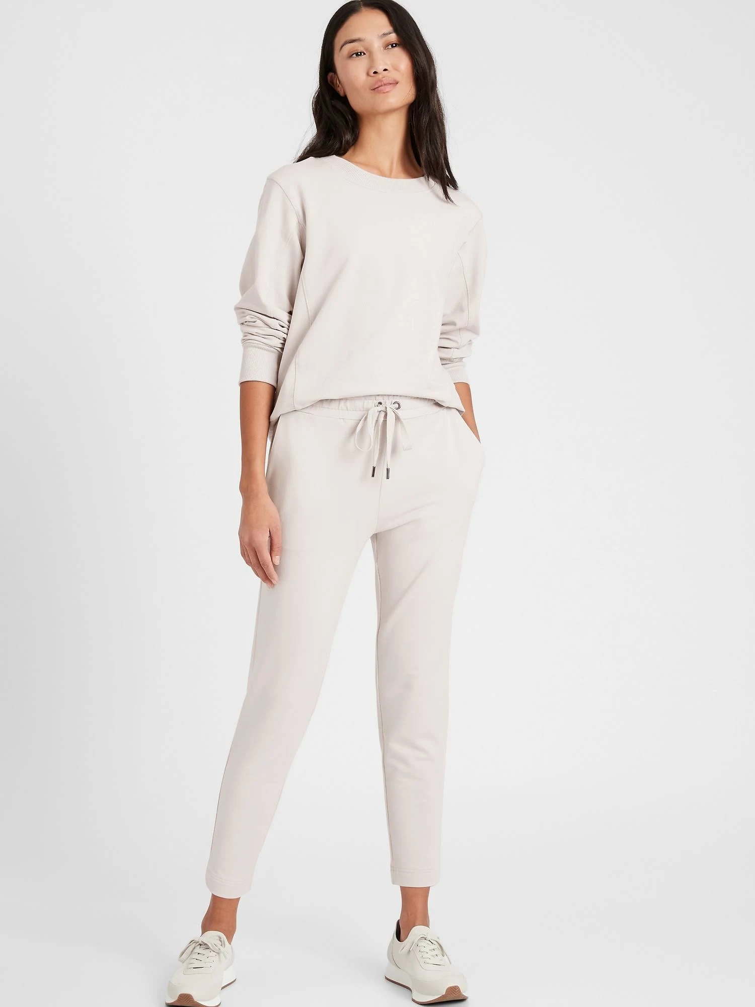 Banana Republic Women's French Terry Jogger Selenite Size S