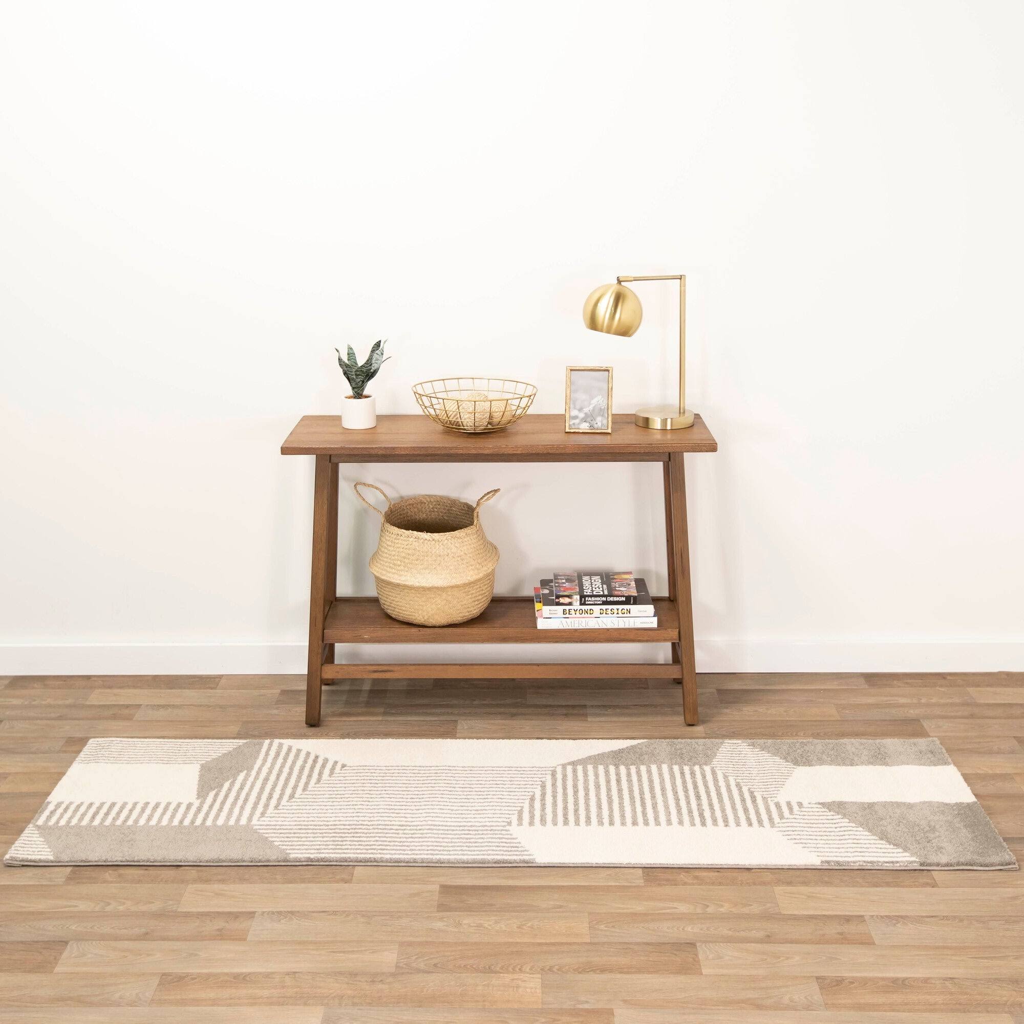 Carson Carrington Taxerud Abstract Indoor Area Rug - 2& x 7& Runner - Grey