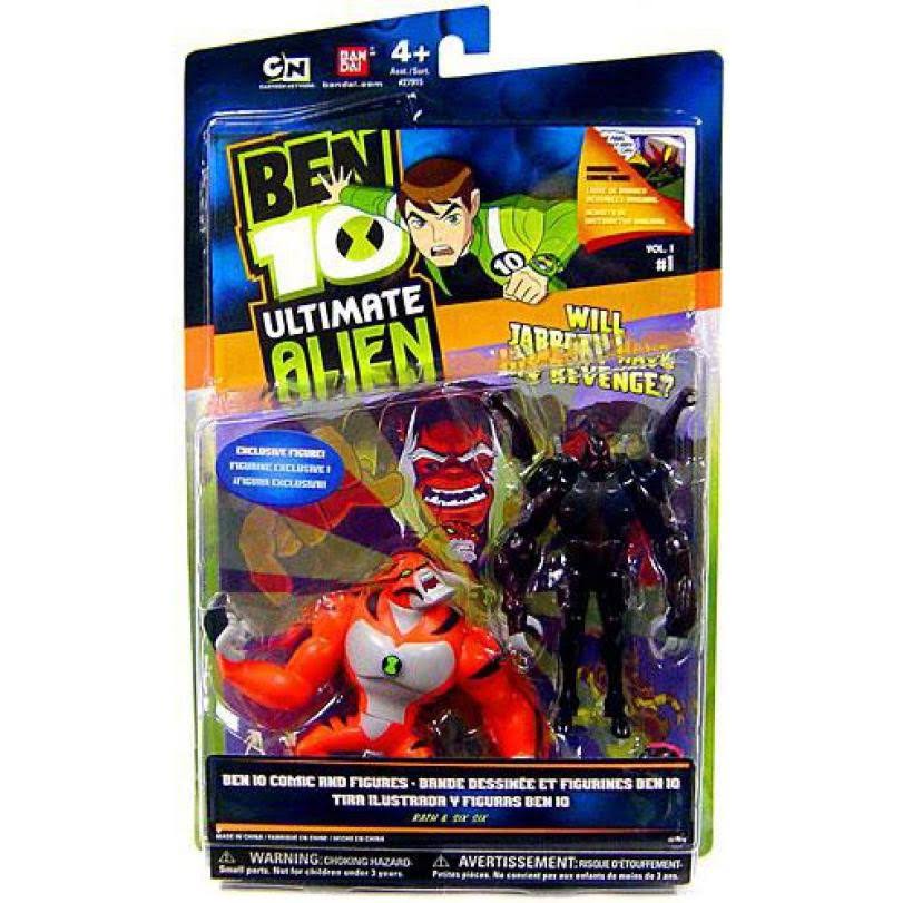 Ben 10 Comic Book Series Rath & Six Six Action Figure 2-Pack