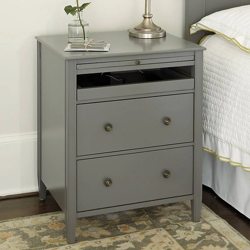 Sidney Side Table with Charging Station - Ballard Designs