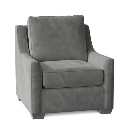 Birch Lane Godwin 33x22 Wide Armchair Body Fabric: Empire Steel