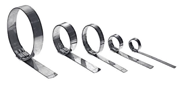 Band-It QS3049 Jr. Smooth I.D. Clamp - 201SS 1/2x22 x 0.030