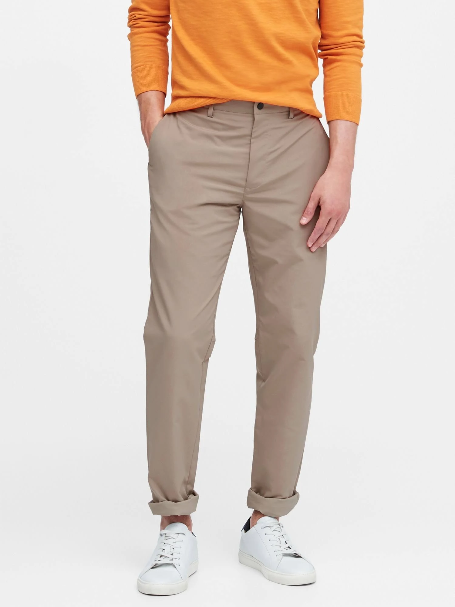 Banana Republic Men's Slim City Pant Moonstone Gray Size 32W 34L