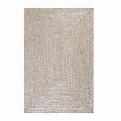 Ashville Hand-Woven Flatweave Jute/Sisal Ivory Area Rug Birch Lane Rug Size: Rectangle 4& x 6&