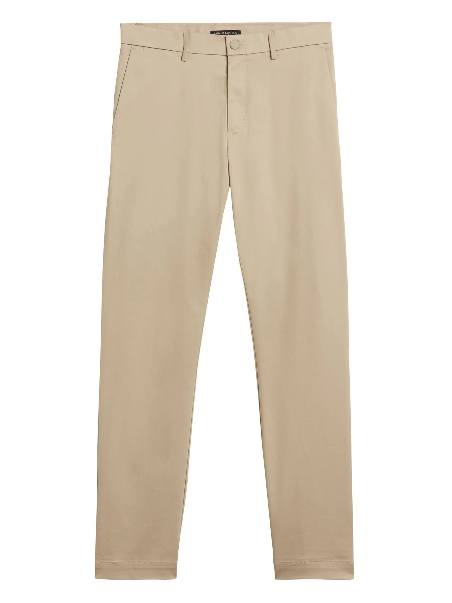 Banana Republic Men's Aiden Slim Core Temp Pant Sand Khaki Beige Size 34W 32L