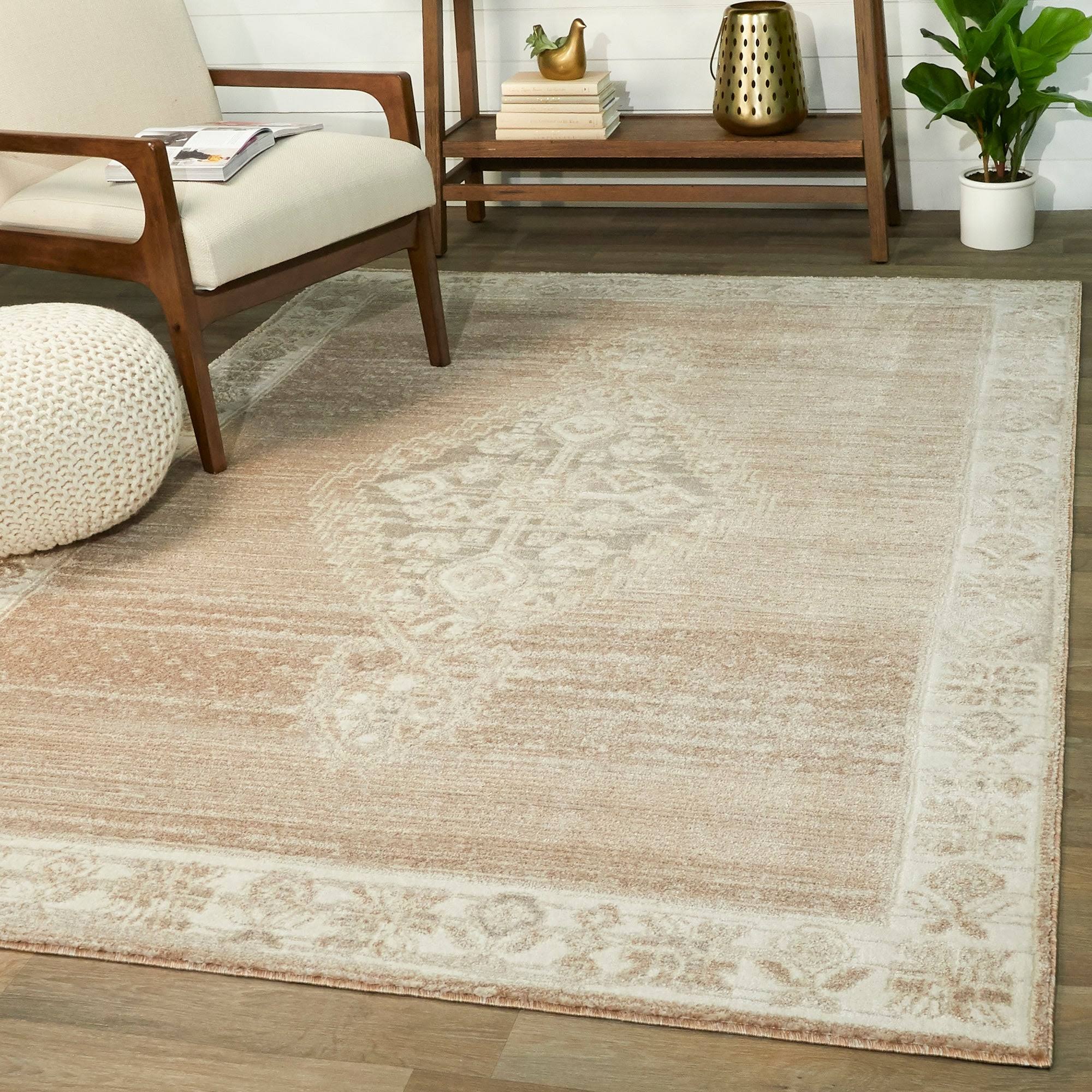 BALTA Strauss Brown 8 ft. x 10 ft. Vintage Oriental Area Rug