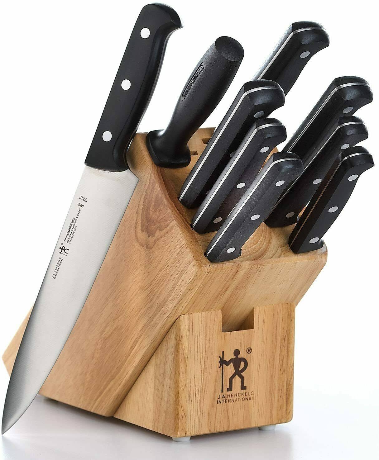 J.A. Henckels International Fine Edge Pro 10-Piece East Meets West Block Set