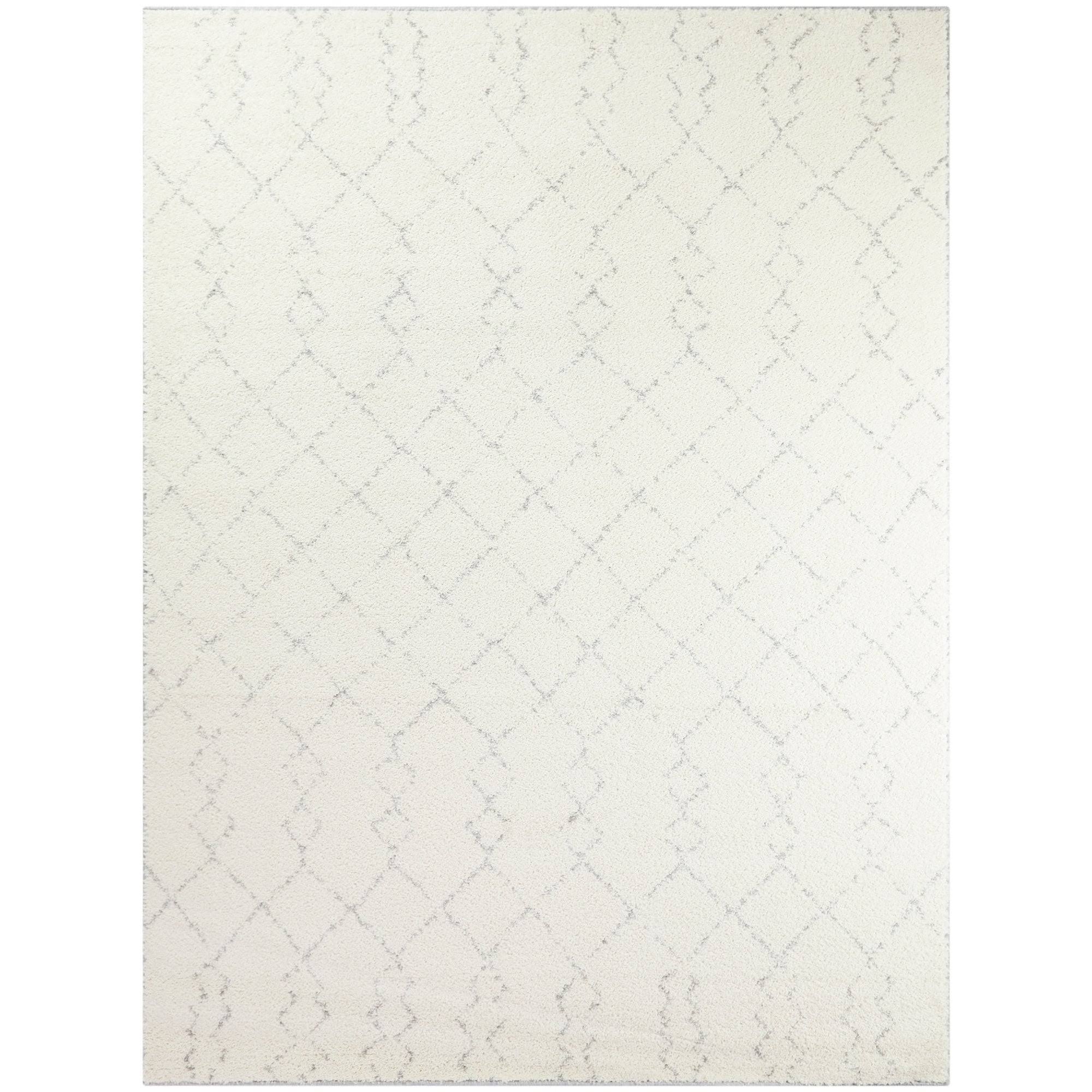 BALTA Reeves Ivory 7 ft. x 9 ft. Moroccan Trellis Area Rug