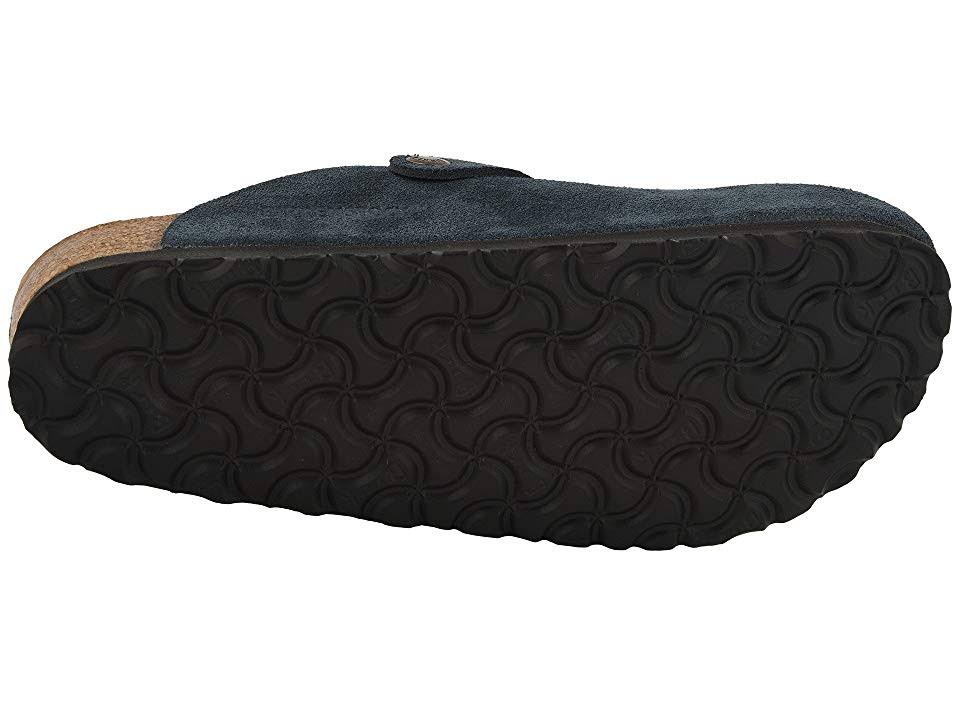 Birkenstock Boston Soft Footbed - Navy Suede