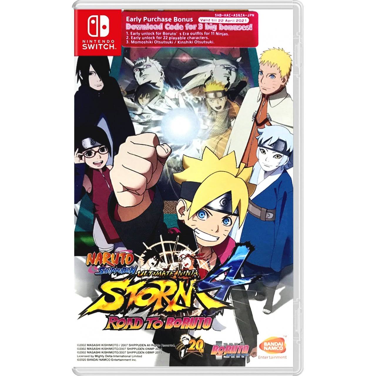 Naruto Shippuden Ultimate Ninja Storm 4 Road to Boruto (Nintendo Switch) Asia version. English Subtitle