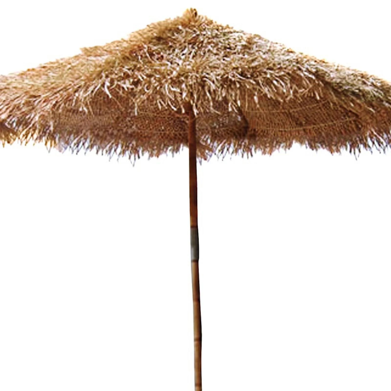 Bamboo54 Thatch Patio Umbrella, Size: 7 ft., Beige