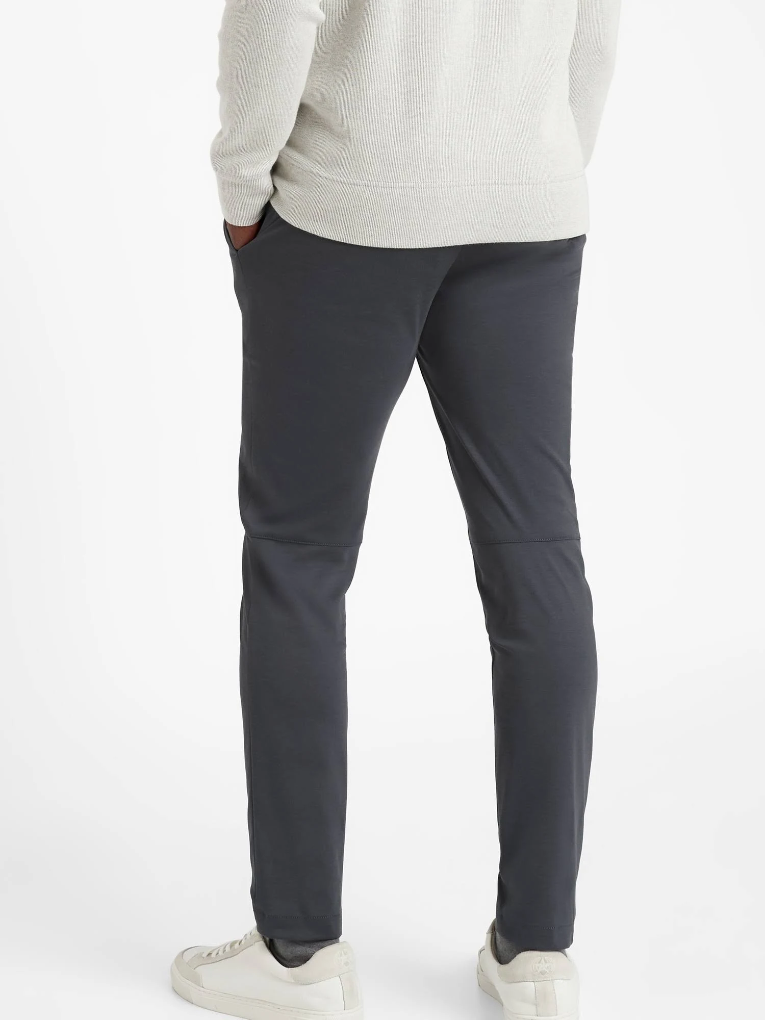 Banana Republic Men's Slim Luxe City Pant with Core Temp Technology Charcoal Gray Size 35W 32L