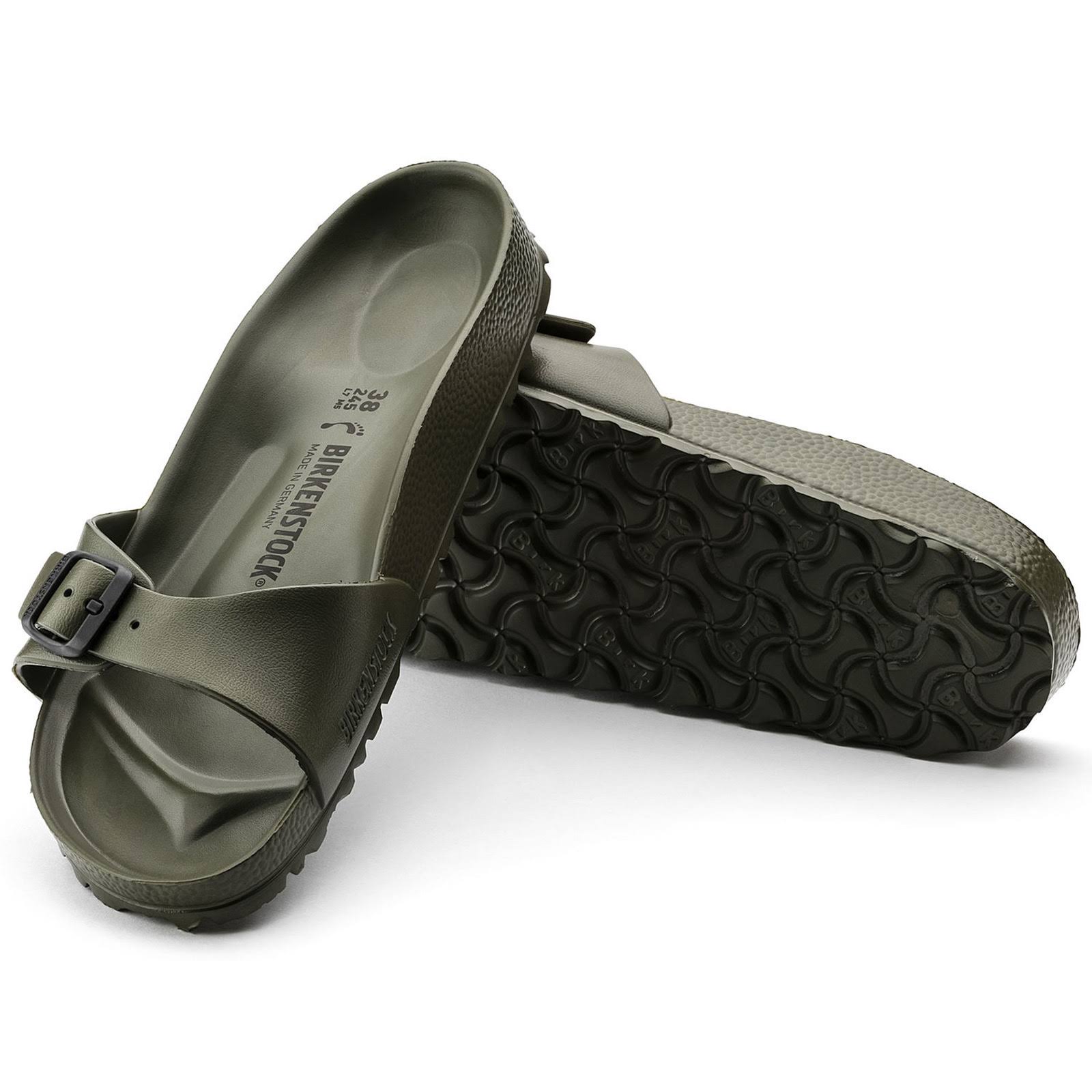 Birkenstock Madrid Eva Khaki One-Strap Sandals