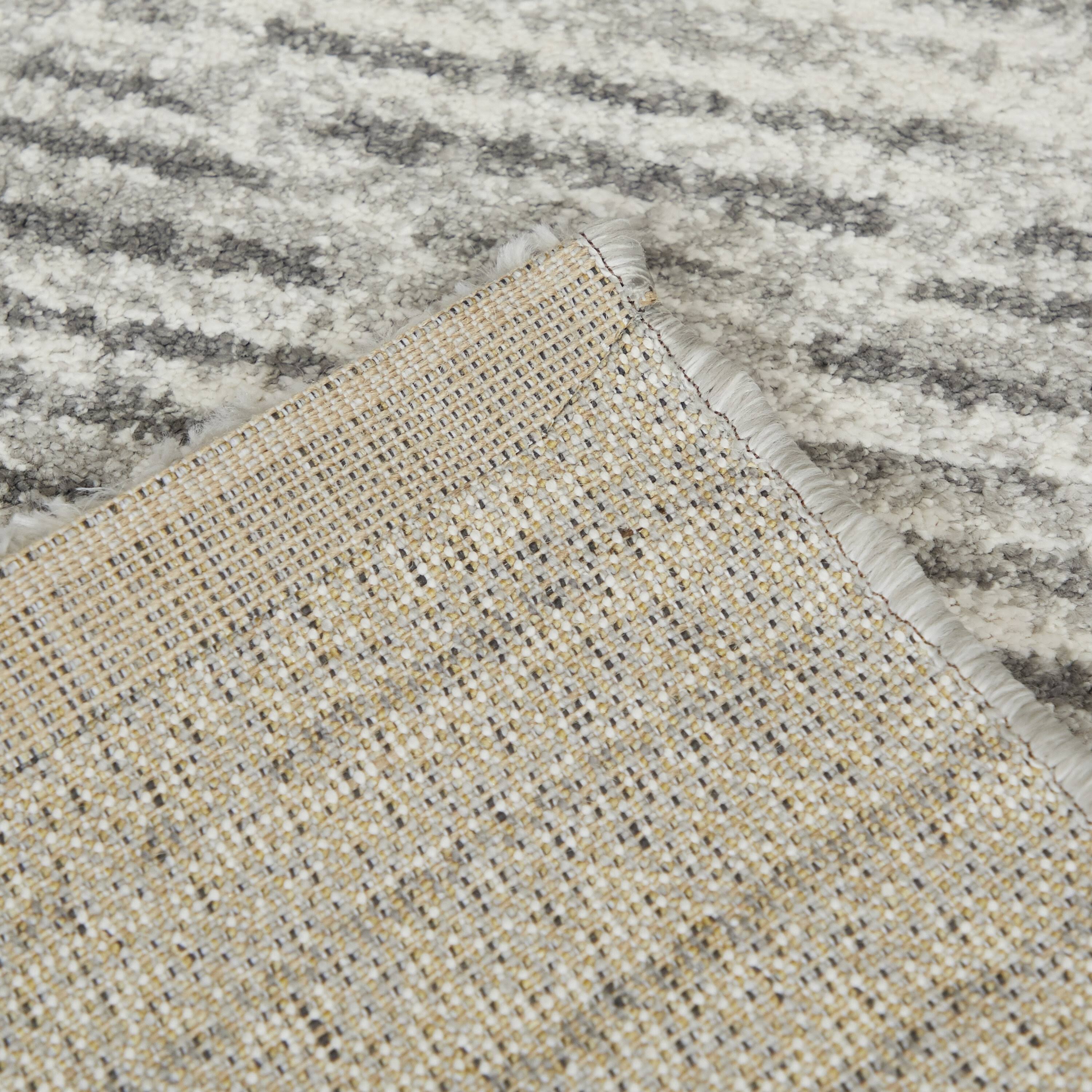 Madera Striped Contemporary Area Rug - 7&10x22 x 10& - Navy Blue