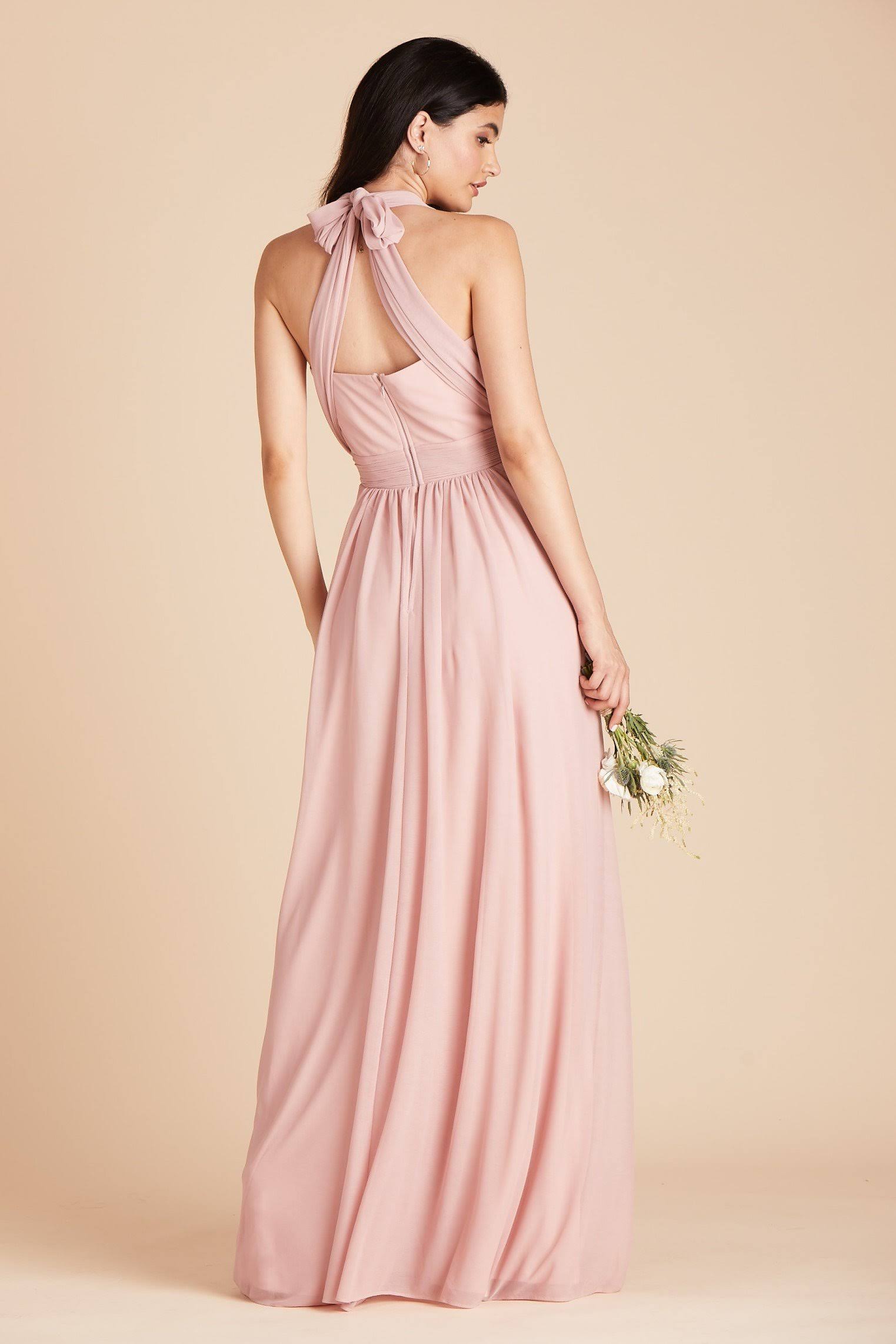 Chicky Convertible Bridesmaid Dress in Dusty Rose Xs / Dusty Rose