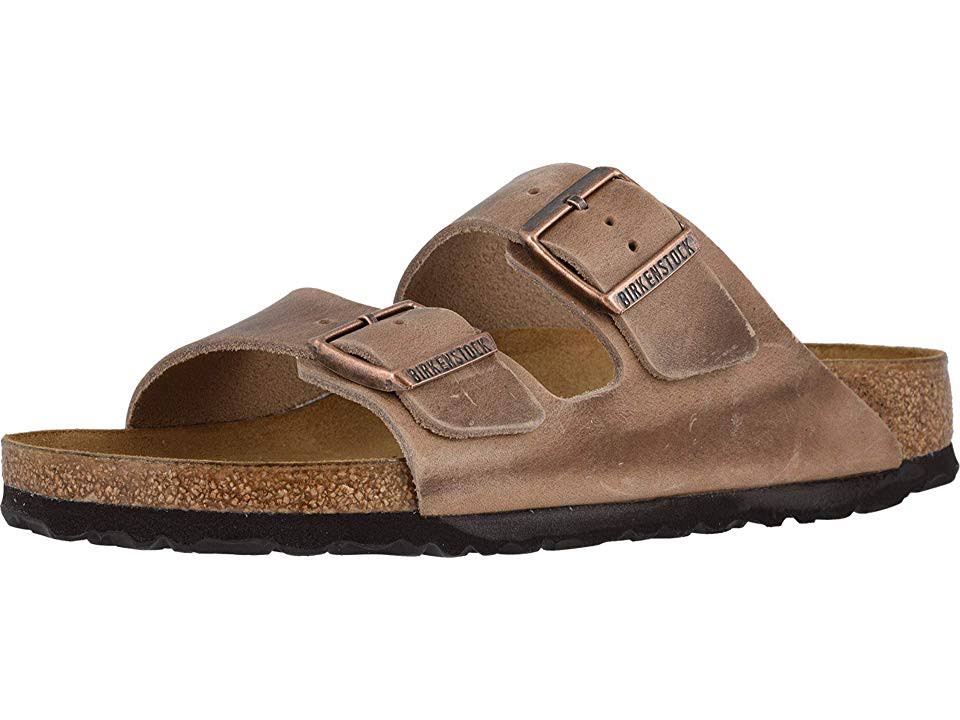 Birkenstock Arizona - Oiled Leather (Unisex) Sandals Tobacco Oiled Leather : 42 (US Men's 9-9.5 - US Women's 11-11.5) Regular