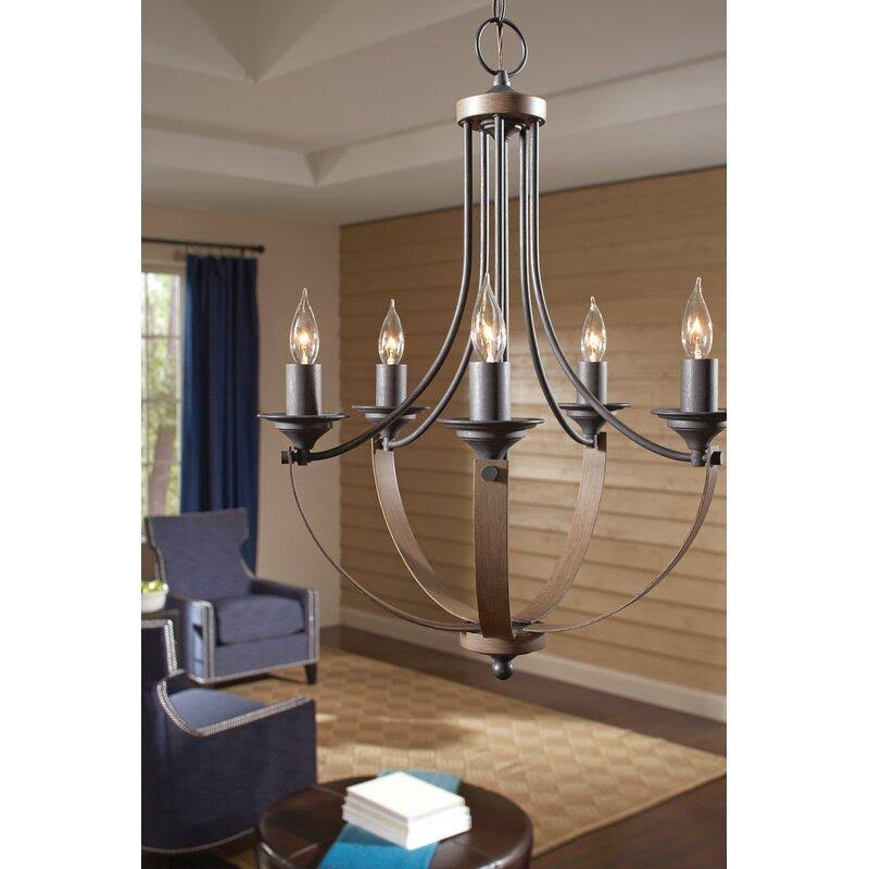 Kenna 5 - Light Empire Chandelier Finish: Stardust