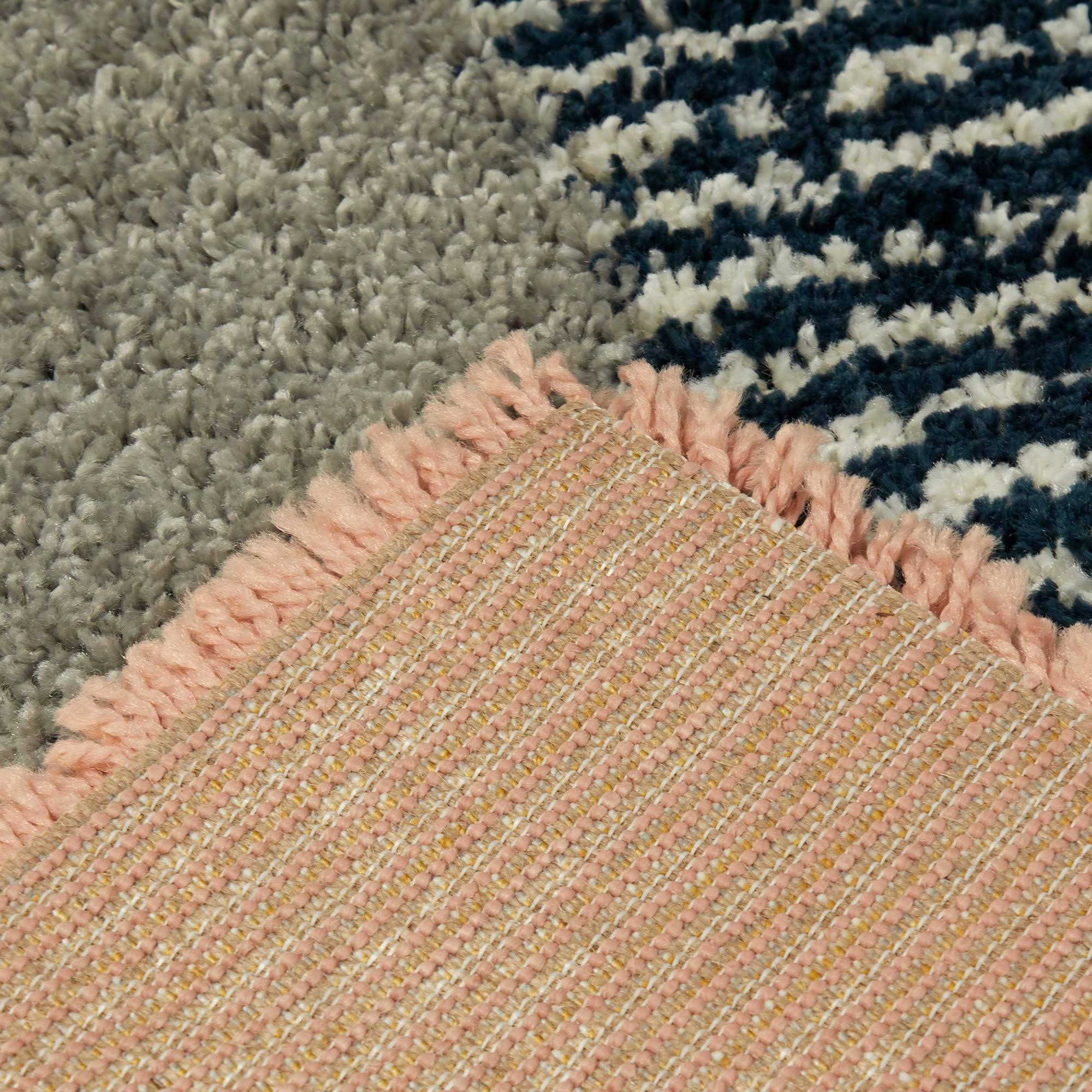 BALTA Merril Modern Berber Shag Mid Century Area Rug - 2&7x22 x 7& Runner - Burnt Orange