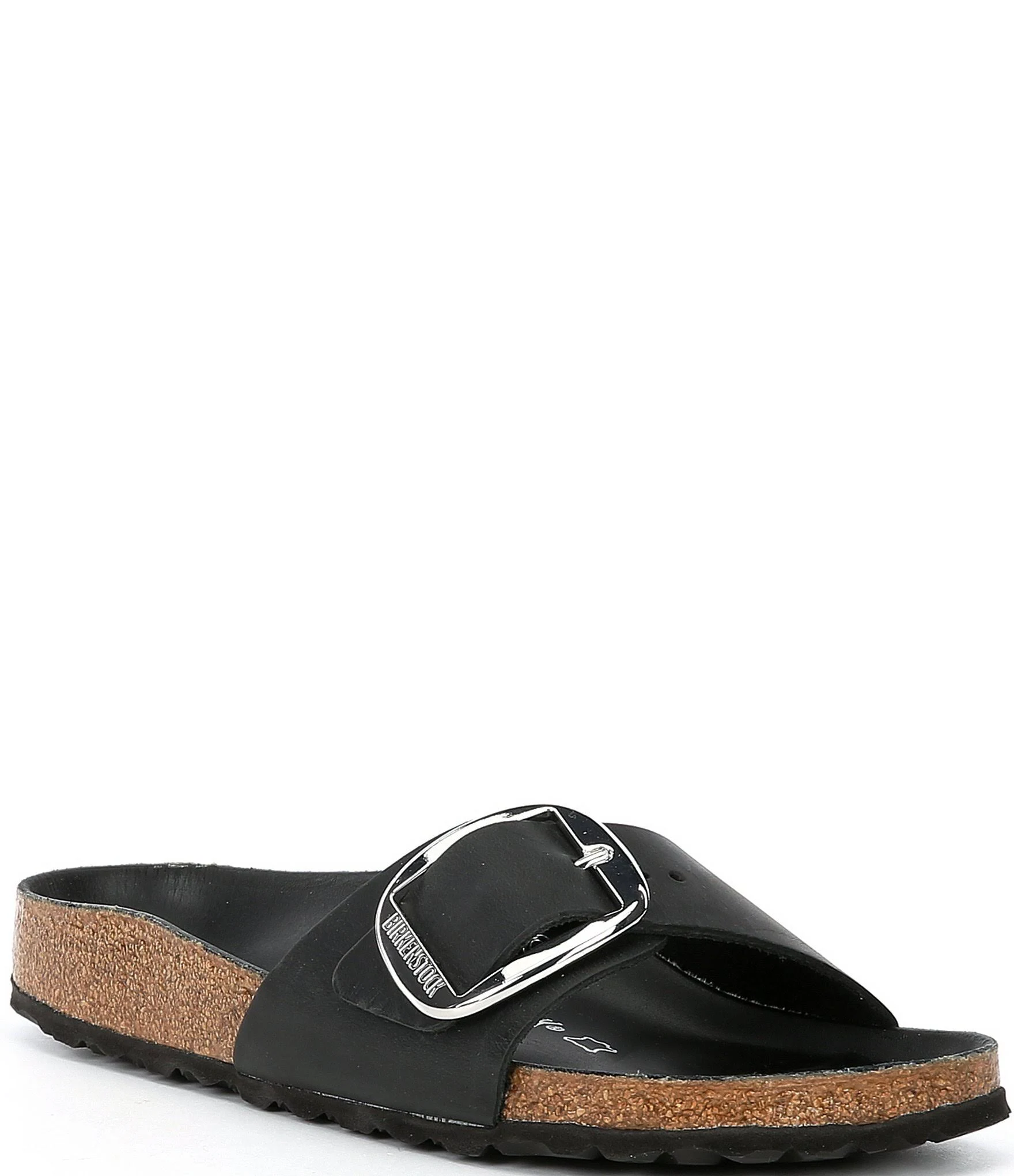 Birkenstock Women's Madrid Big Buckle Oiled Leather Black