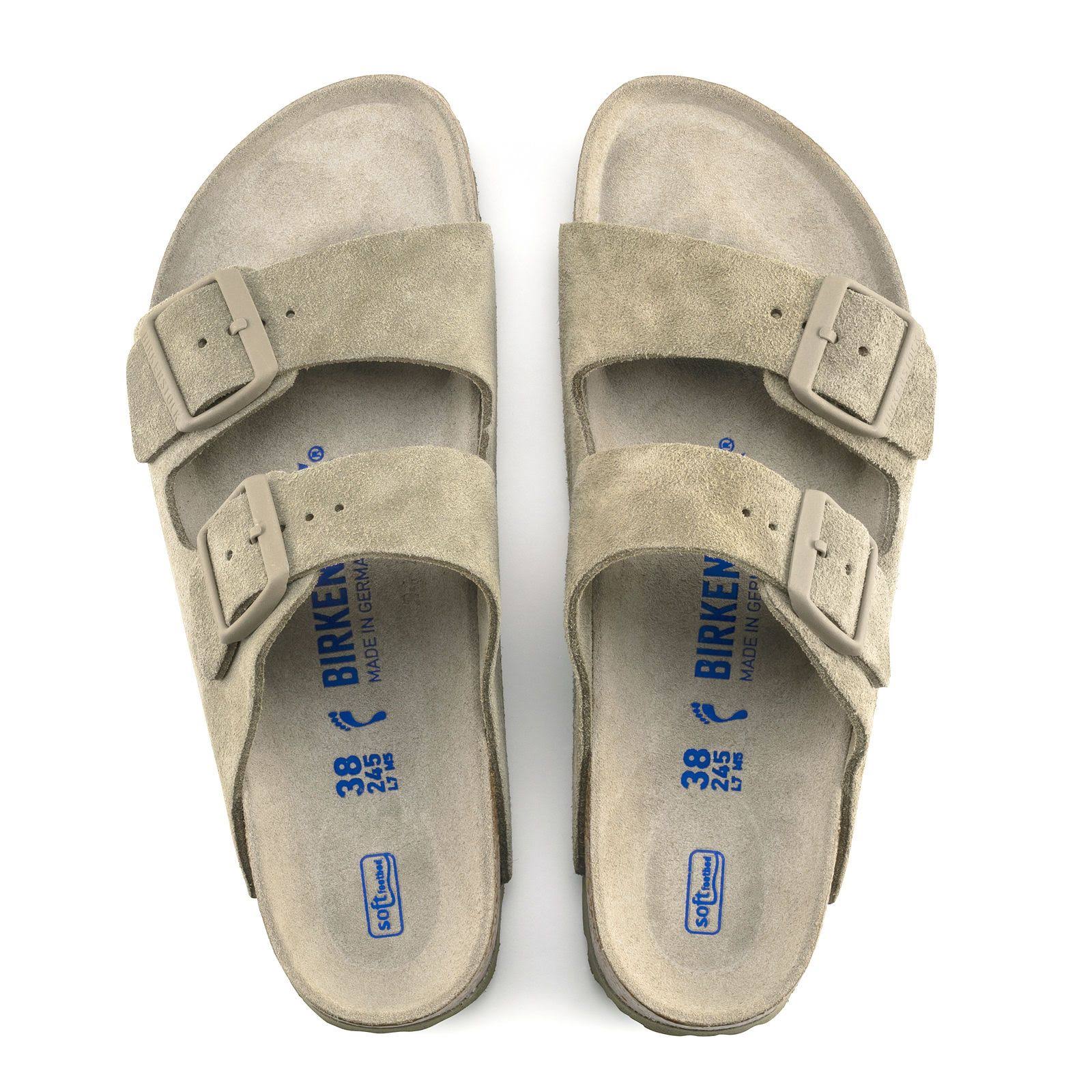 Birkenstock Arizona Soft Footbed (37 Velvet Gray Suede)