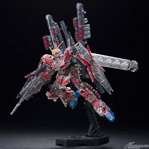 Bandai HGUC 1/144 Full Armor Unicorn Gundam Red Frame Mechanical Clear Model Kit