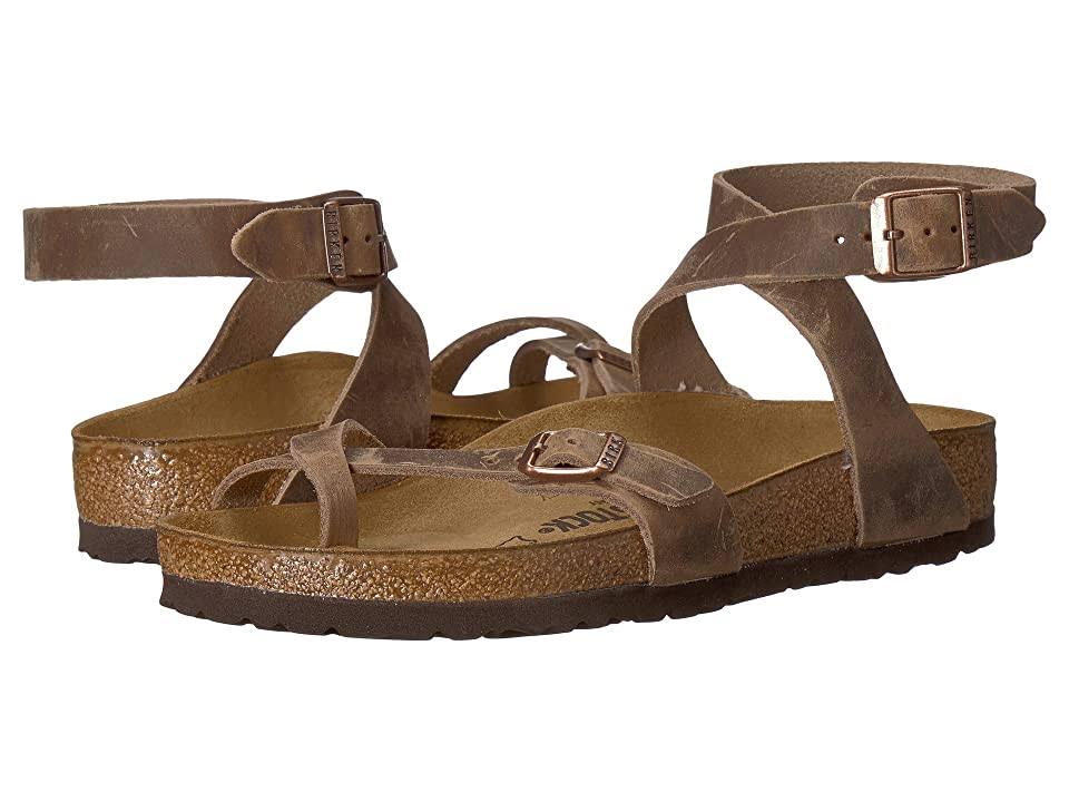 Birkenstock Women's Yara Oiled Leather Tobacco / 41 - Regular