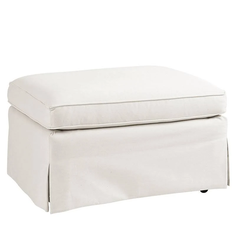 Larkin Upholstered Glider Ottoman - Ballard Designs