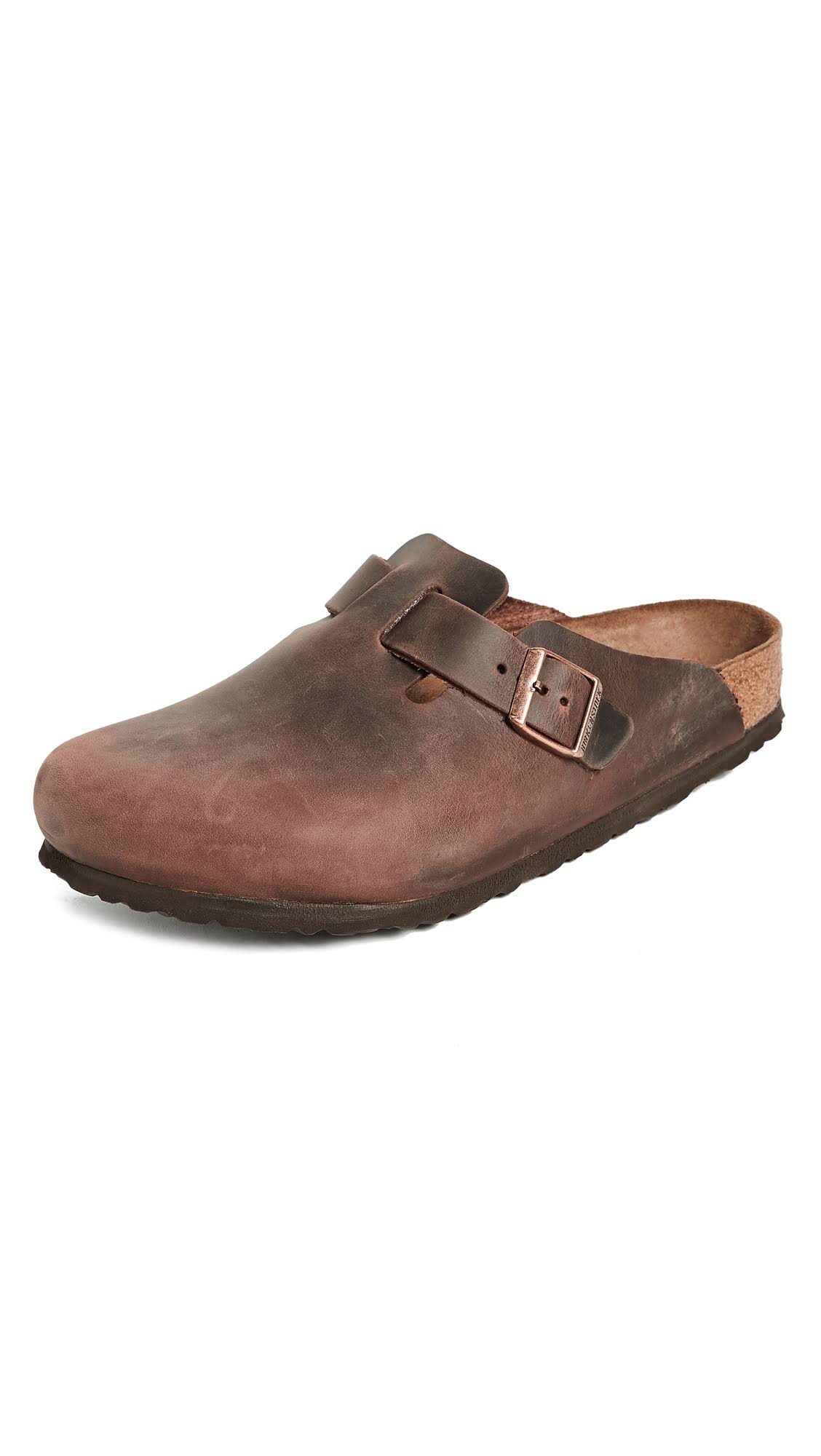 Birkenstock Boston Soft Footbed (43 Habana Oiled Leather)